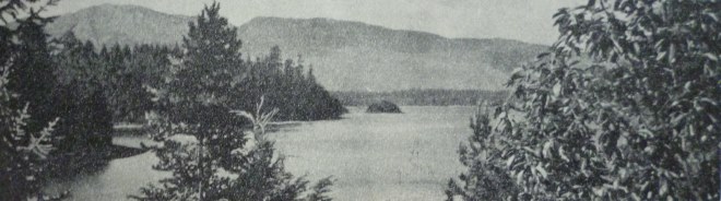British Columbia trees and islands 1920